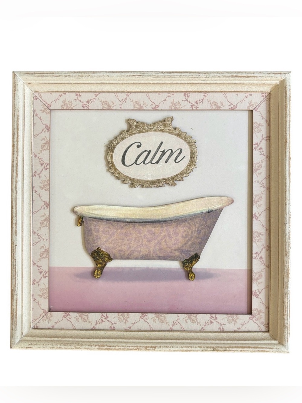 Calm Bathroom Wall Hanging NWT
